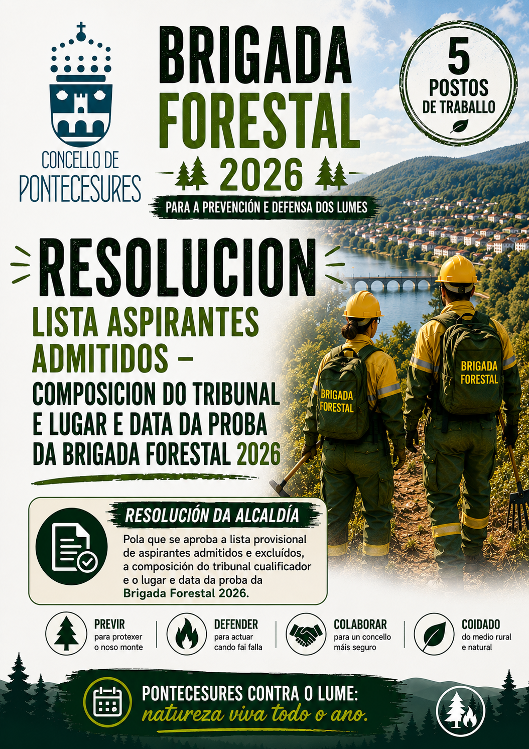 LISTA ADMITIDOS BRIGADA FORESTAL
